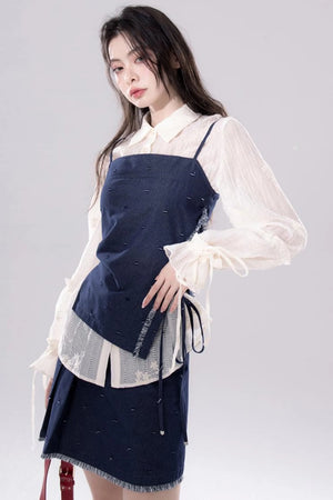 Ethereal Apricot Blouse