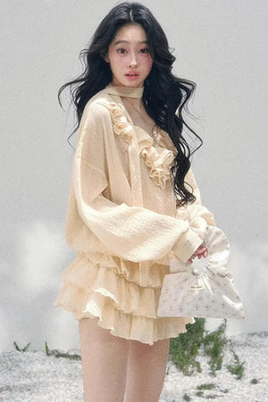 Evening Breeze French Dress Set