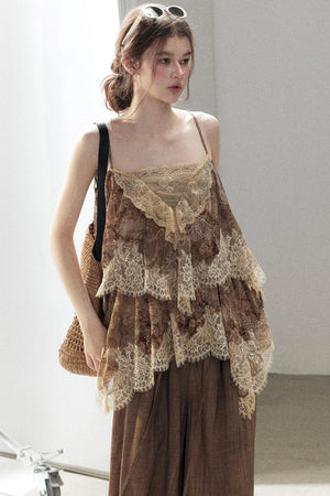 Evening Breeze Lace Top Set-Up