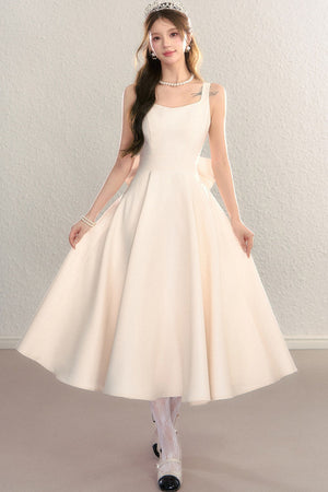 Exquisite French Spaghetti Strap Dress