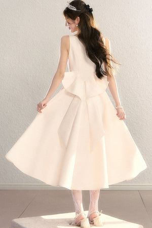 Exquisite French Spaghetti Strap Dress
