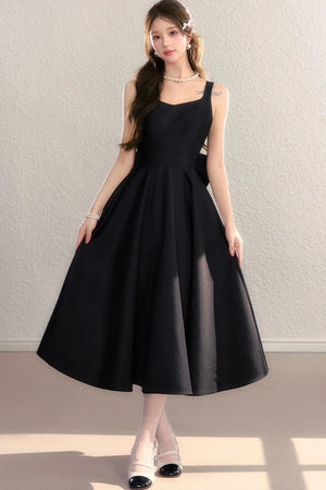 Exquisite French Spaghetti Strap Dress