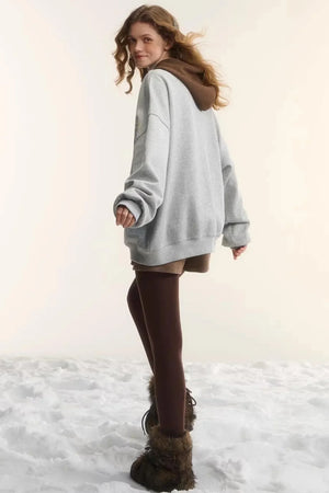 Fair Isle Hooded Top