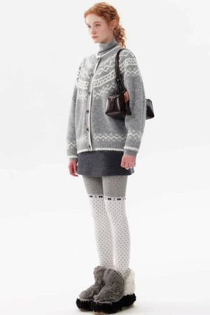 Fair Isle Jacquard Cardigan