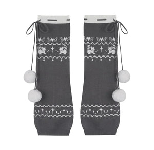 Fair Isle Knit Socks