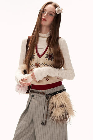 Fair Isle Knit Vest