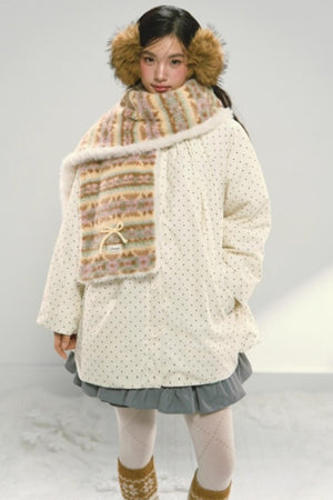 Fair Isle Plush Scarf