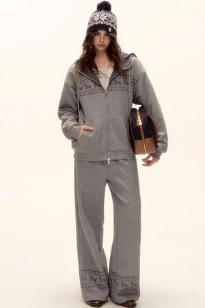 Fair Isle Quilted Jacket Set-Up
