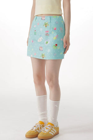 Fairy Tale Forest Bodycon Skirt