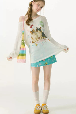 Fairy Tale Forest Bodycon Skirt