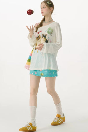 Fairy Tale Forest Bodycon Skirt