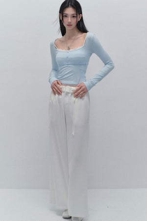 Fake Two-Layered Base Shirt