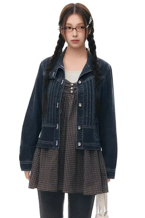 Fake Two-Piece Cotton Top