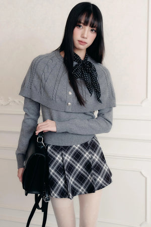 Fake Two Piece Knit Sweater Top