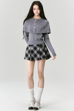 Fake Two Piece Knit Sweater Top