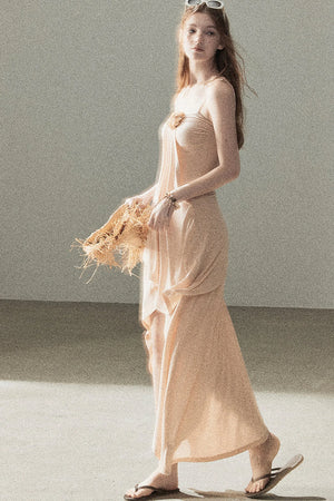 Falls on the Petals Floral Dress