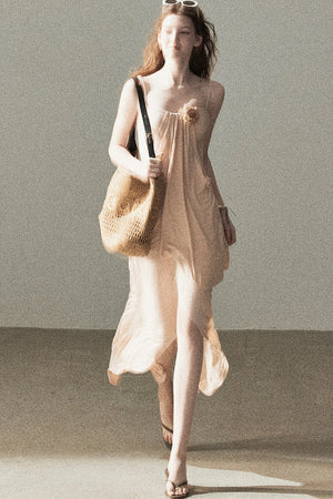 Falls on the Petals Floral Dress