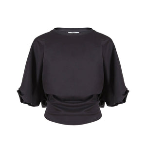 Fano Cotton Hollow-Out T-Shirt