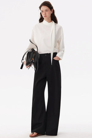 Fashionable Streamer Long-Sleeved Shirt