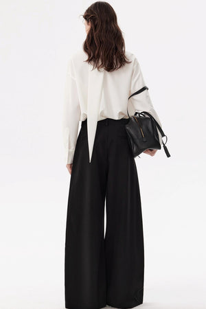 Fashionable Streamer Long-Sleeved Shirt