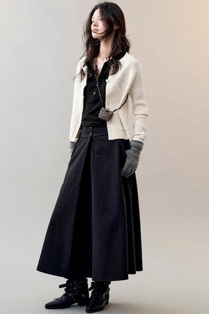 Feather Shadow Knitted Cardigan