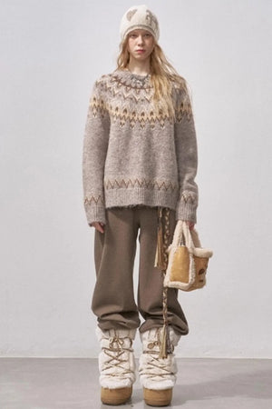Festive Fair Isle Sweater