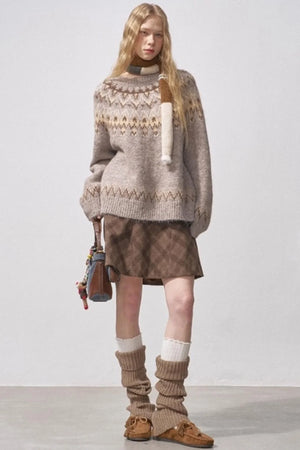 Festive Fair Isle Sweater