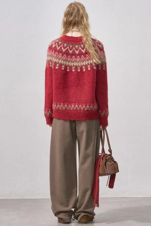 Festive Fair Isle Sweater