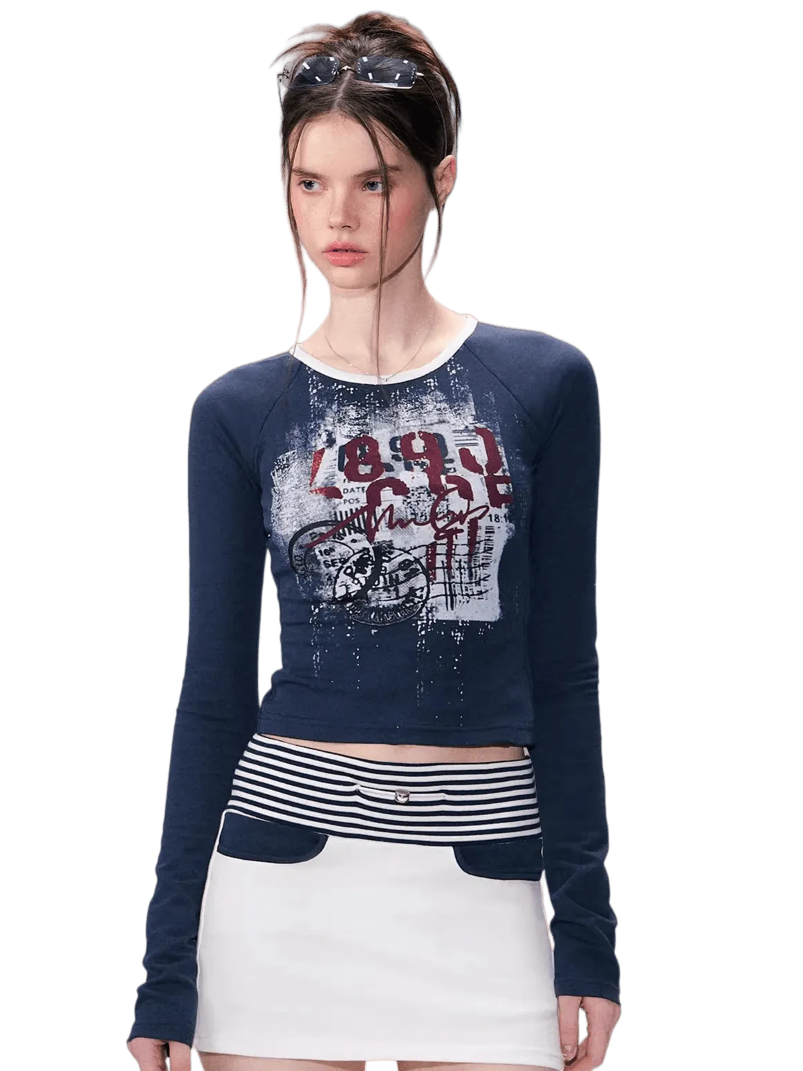 Layered Slim Fit Top