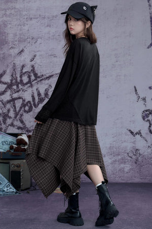 Fighting Spirit Knitted Long-Sleeved T-Shirt