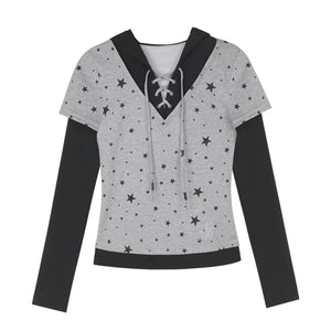 Fighting Star Hooded T-Shirt