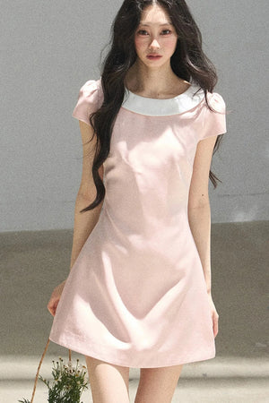 First Blooming Satin Dress