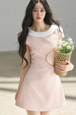 First Blooming Satin Dress