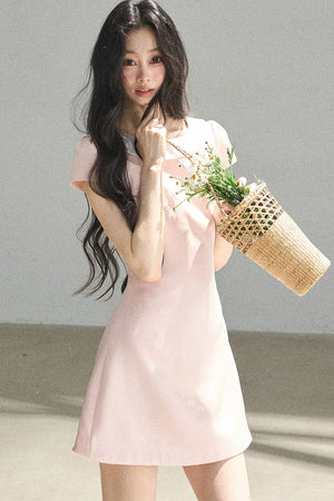 First Blooming Satin Dress