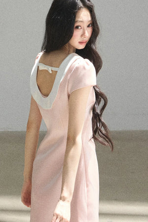 First Blooming Satin Dress