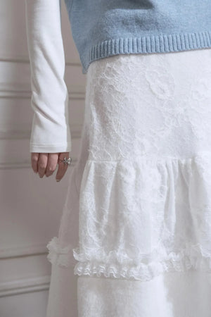 First Snow Lace Skirt