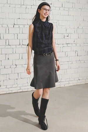 Fishtail Cotton Skirt
