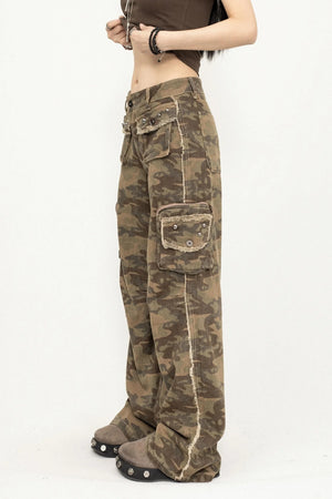 Flare Denim Pants