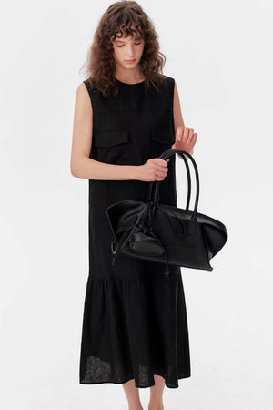 Flare Hem Maxi Dress