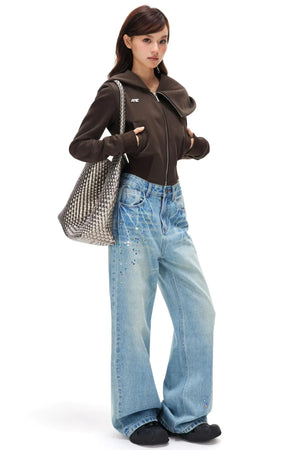 Flash Meteor Rhinestone Jeans