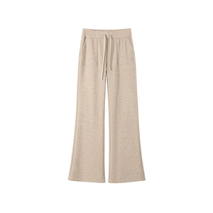 Fleece-Lined Flared Pants
