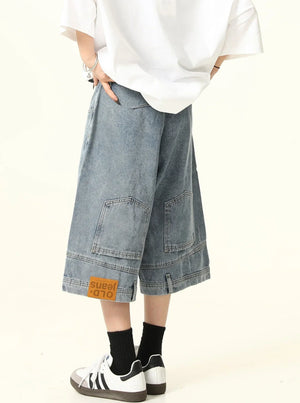 Flip Denim Shorts Pants