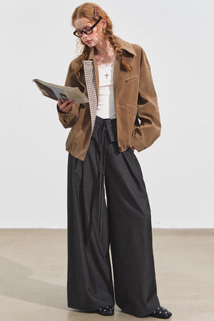 Flipped Waist Trousers