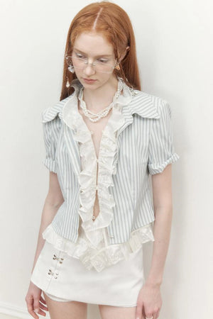 Floating Striped Blouse