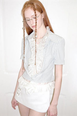 Floating Striped Blouse