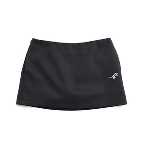 Flocked Cherry A-Line Skirt