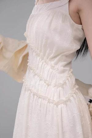 Floral Bud Lace Tank Dress