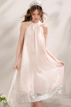 Floral Halter Dress