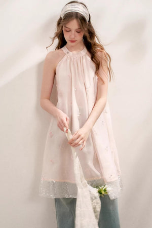 Floral Halter Dress