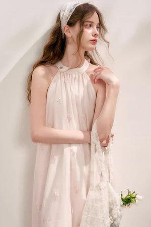 Floral Halter Dress